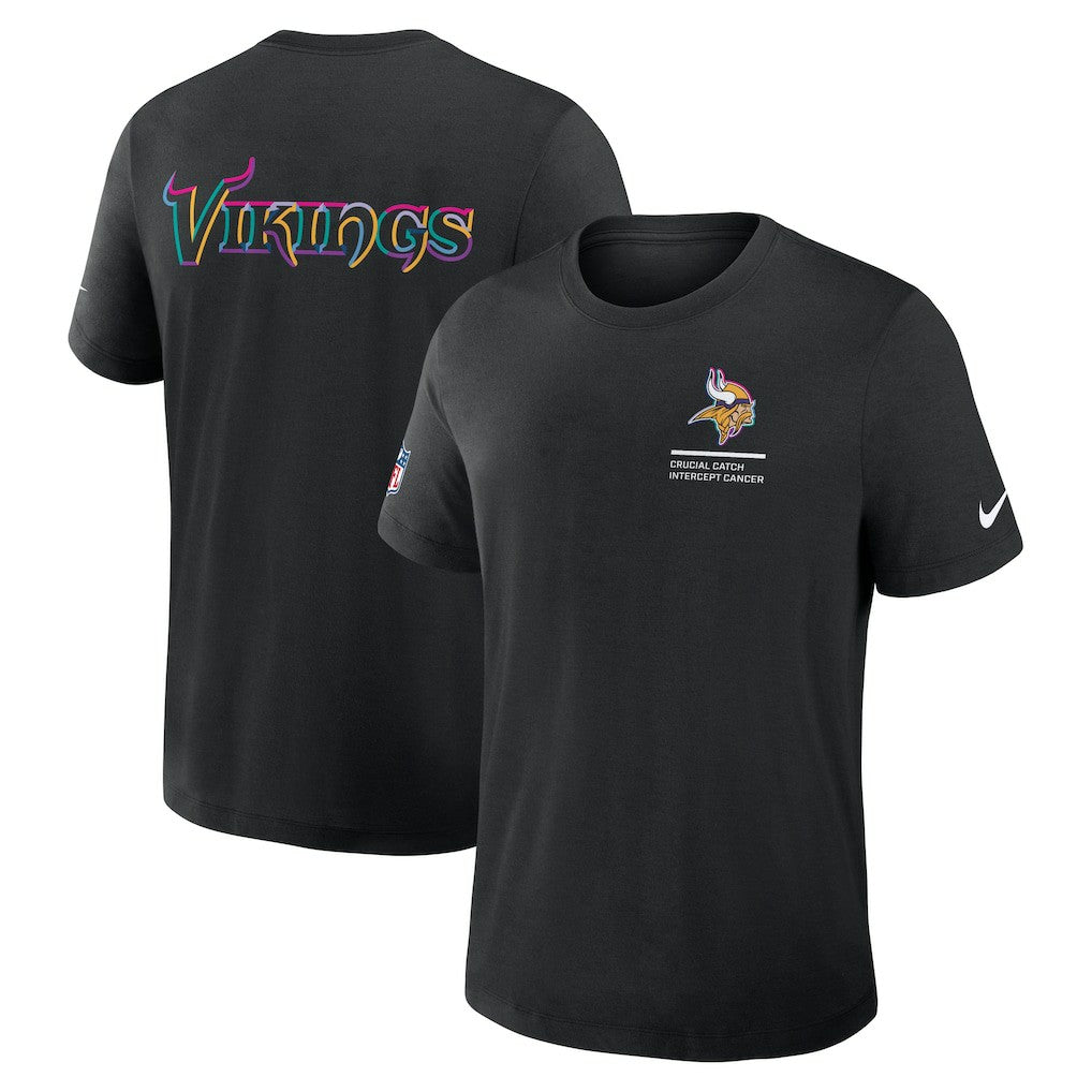 Minnesota Vikings 2025 NFL Crucial Catch Tri-Blend Dri-FIT T-Shirt | NFL Discount