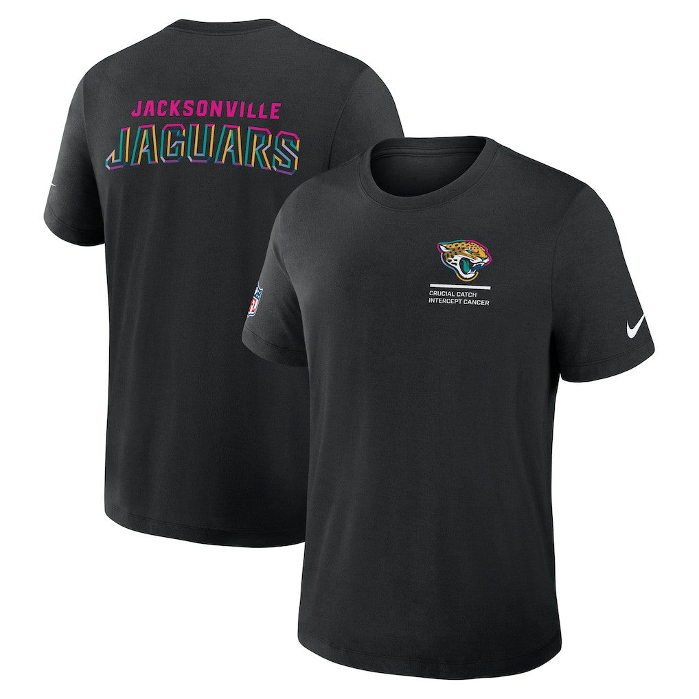 Jacksonville Jaguars 2025 NFL Crucial Catch Tri-Blend Dri-FIT T-Shirt | NFL Outlet