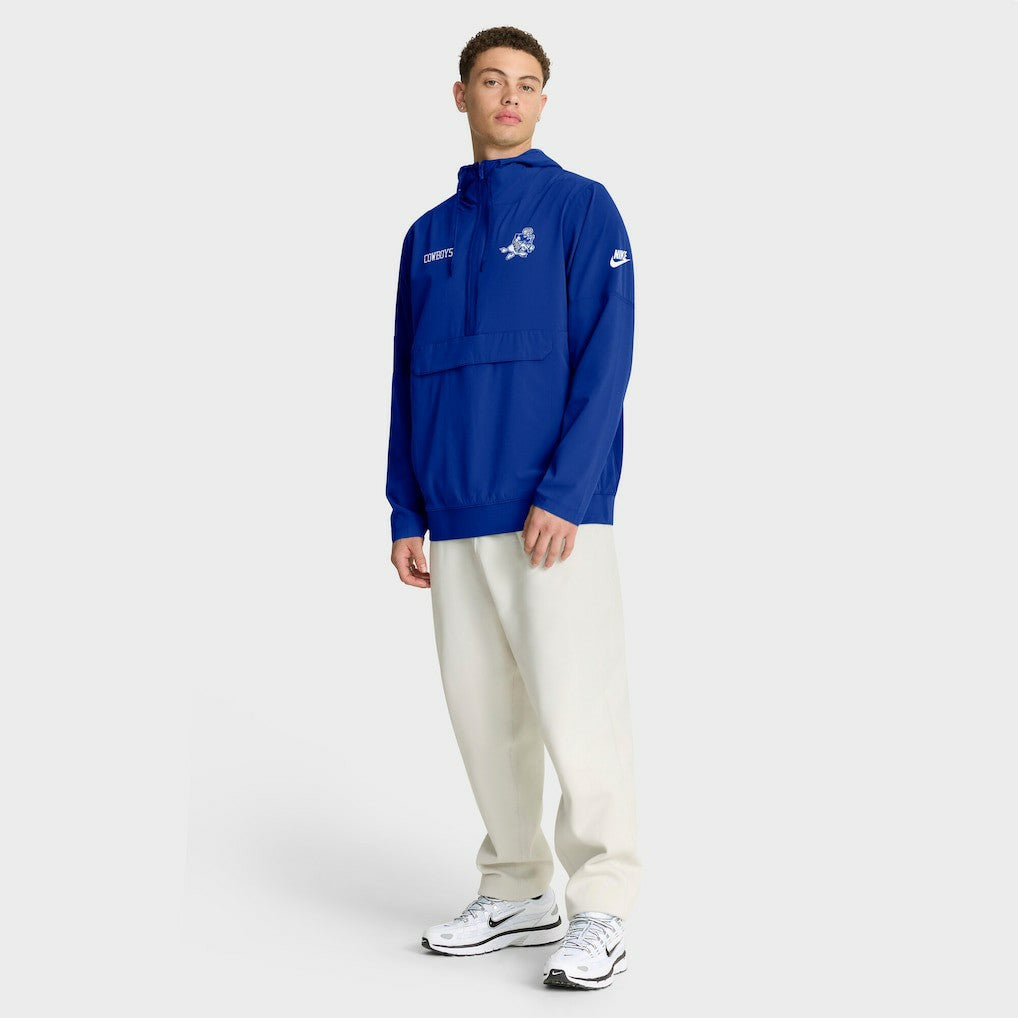 Dallas Cowboys Sideline Alt Pack Anorak Half-Zip Hoodie Jacket | NFL US