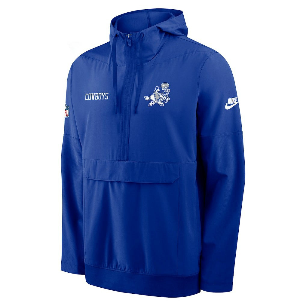 Dallas Cowboys Sideline Alt Pack Anorak Half-Zip Hoodie Jacket | NFL US