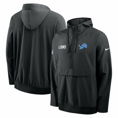 Detroit Lions Sideline Alt Pack Anorak Half-Zip Hoodie Jacket | NFL Online