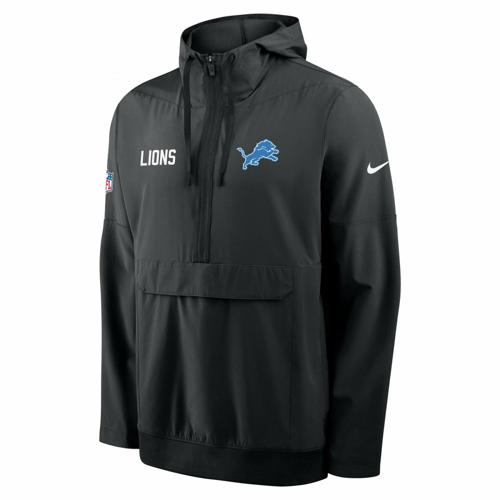 Detroit Lions Sideline Alt Pack Anorak Half-Zip Hoodie Jacket | NFL Online