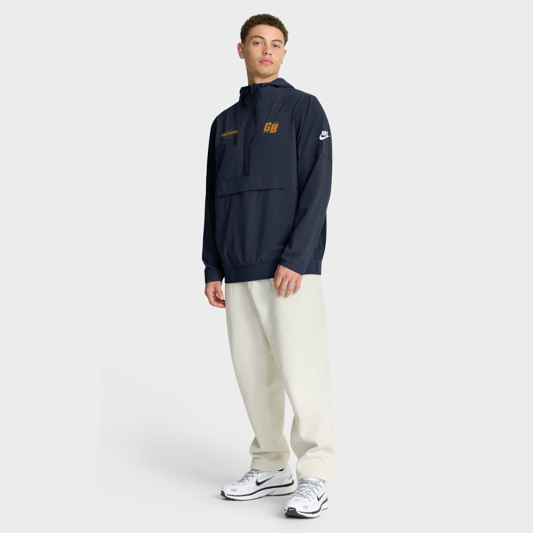 Green Bay Packers The 1923 Classic Sideline Half-Zip Anorak Jacket | NFL Discount