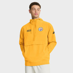 Pittsburgh Steelers 1933 Sideline Alt Pack Anorak Half-Zip Hoodie Jacket | NFL Outlet