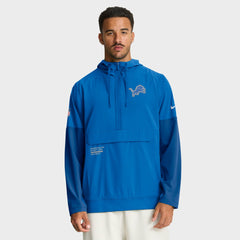 Detroit Lions Sideline Anorak Half-Zip Hoodie Jacket | NFL Online