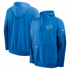 Detroit Lions Sideline Anorak Half-Zip Hoodie Jacket | NFL Online