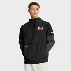 Cincinnati Bengals Sideline Anorak Half-Zip Hoodie Jacket | NFL Near me