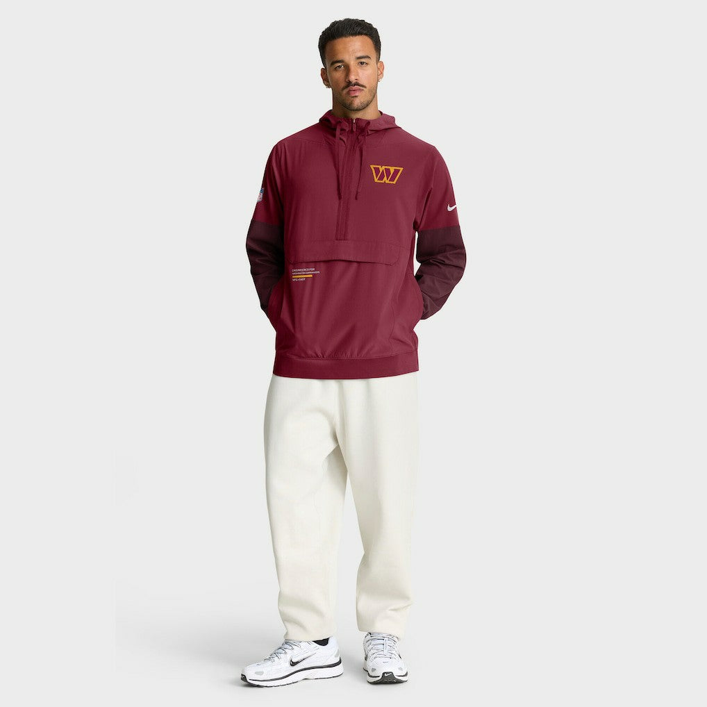 Washington Commanders Sideline Anorak Half-Zip Hoodie Jacket | NFL Online