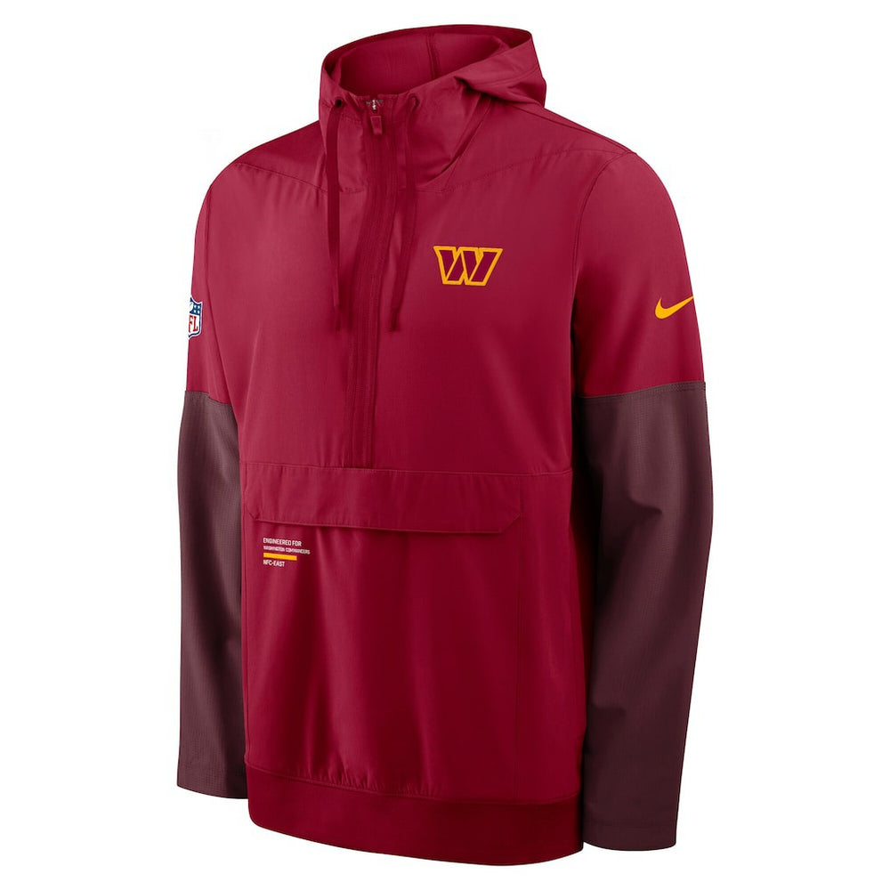 Washington Commanders Sideline Anorak Half-Zip Hoodie Jacket | NFL Online