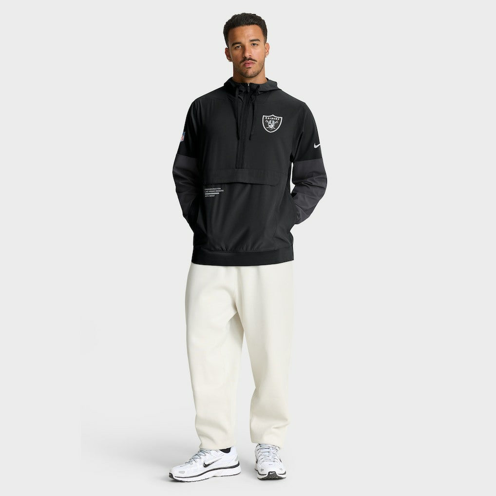 Las Vegas Raiders Sideline Anorak Half-Zip Hoodie Jacket | NFL Online
