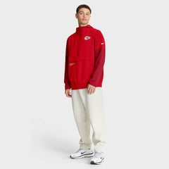 Kansas City Chiefs Sideline Anorak Half-Zip Hoodie Jacket | NFL New