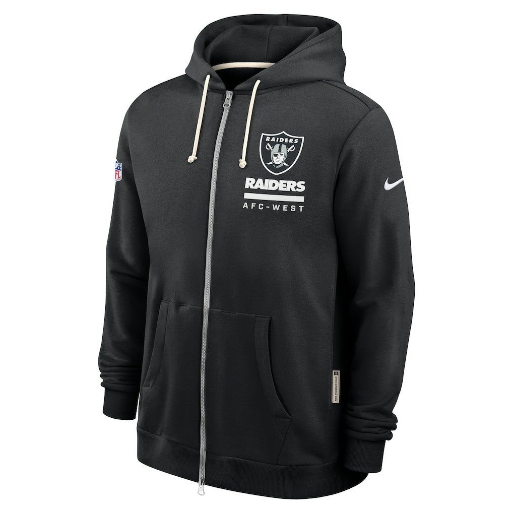 Las Vegas Raiders Sideline Standard Issue Utility Player Dri-FIT Full-Zip Hoodie | NFL US