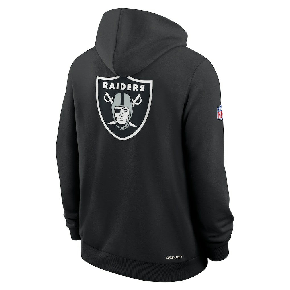Las Vegas Raiders Sideline Standard Issue Utility Player Dri-FIT Full-Zip Hoodie | NFL US