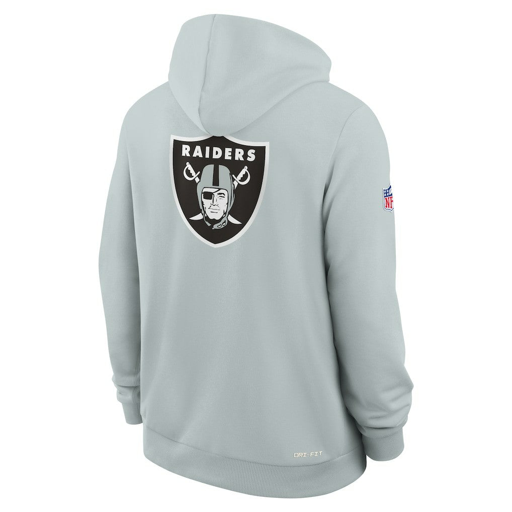 Las Vegas Raiders Sideline Standard Issue Utility Player Dri-FIT Full-Zip Hoodie | NFL Hot