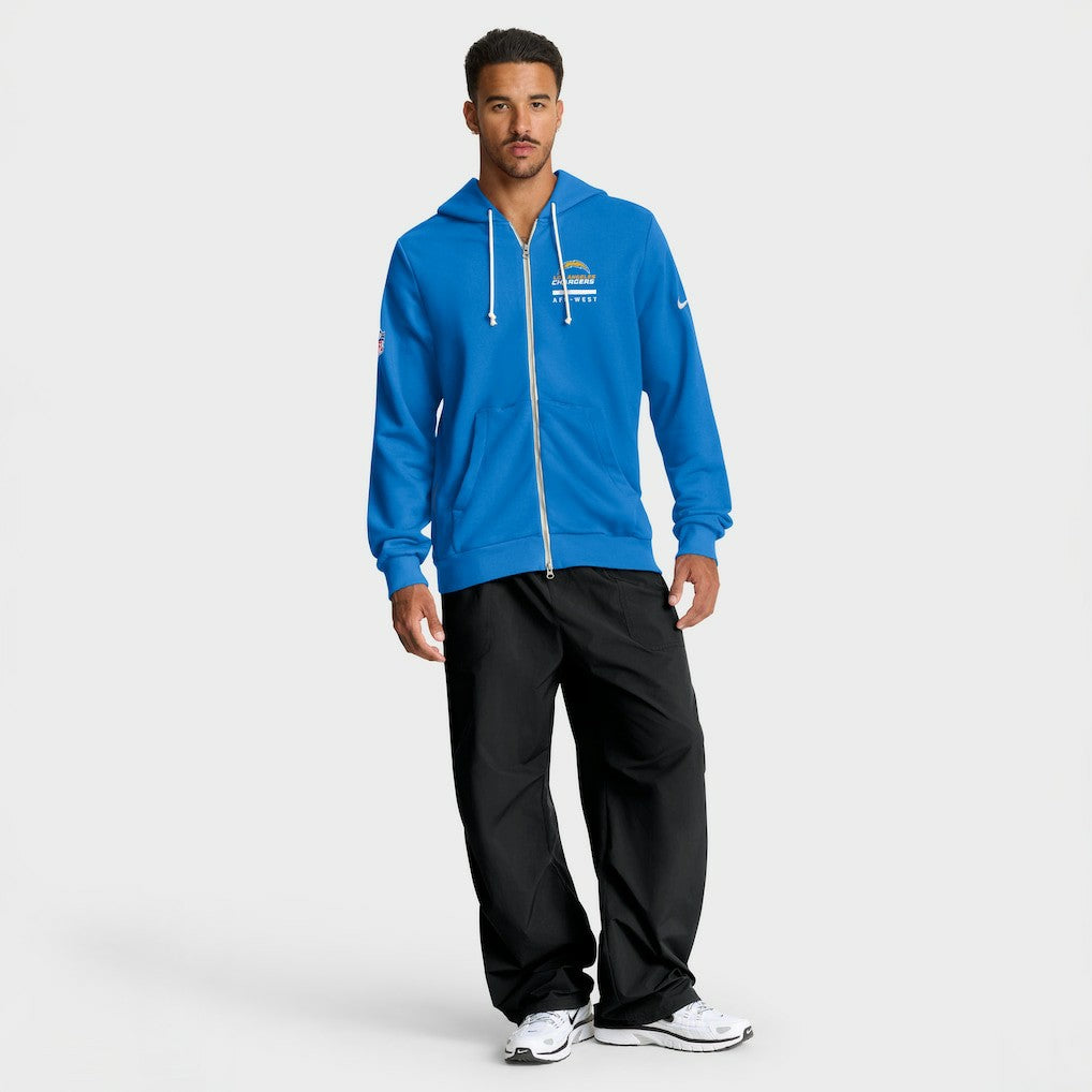 Los Angeles Chargers Sideline Standard Issue Utility Player Dri-FIT Full-Zip Hoodie | NFL Sale