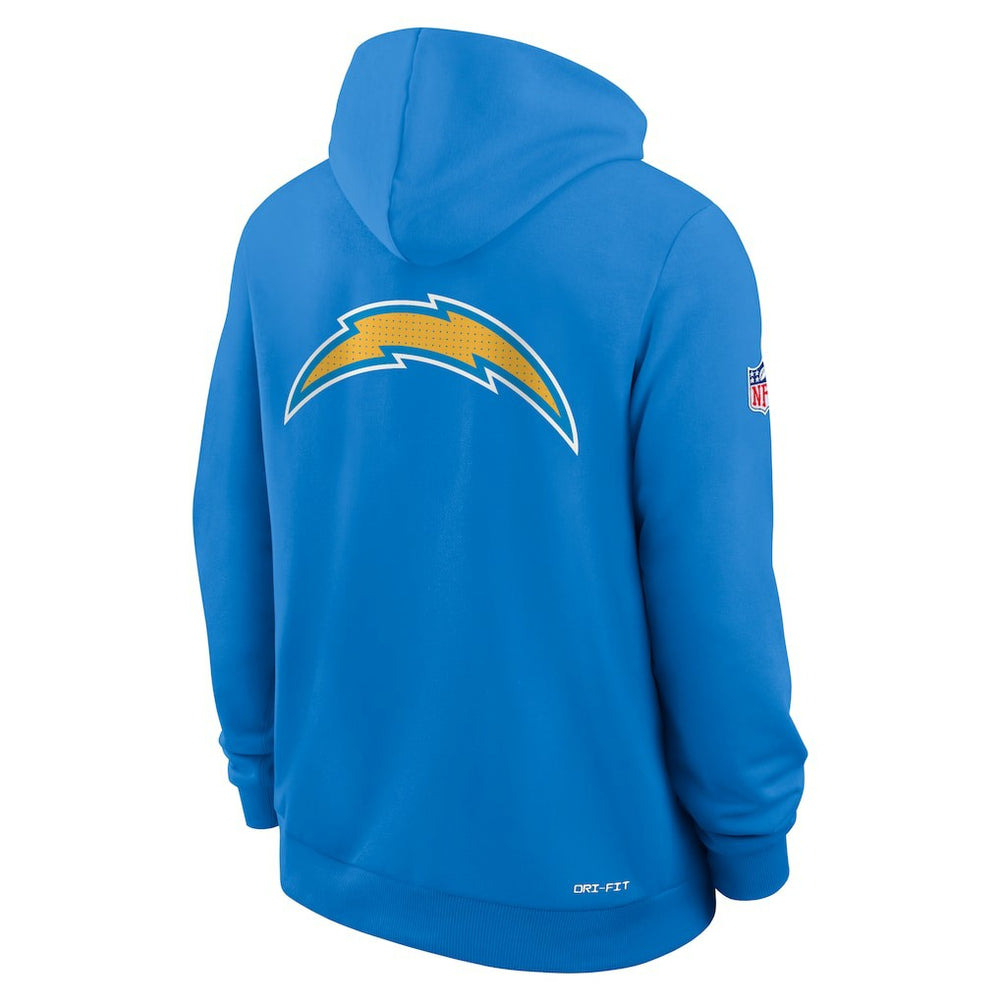 Los Angeles Chargers Sideline Standard Issue Utility Player Dri-FIT Full-Zip Hoodie | NFL Sale
