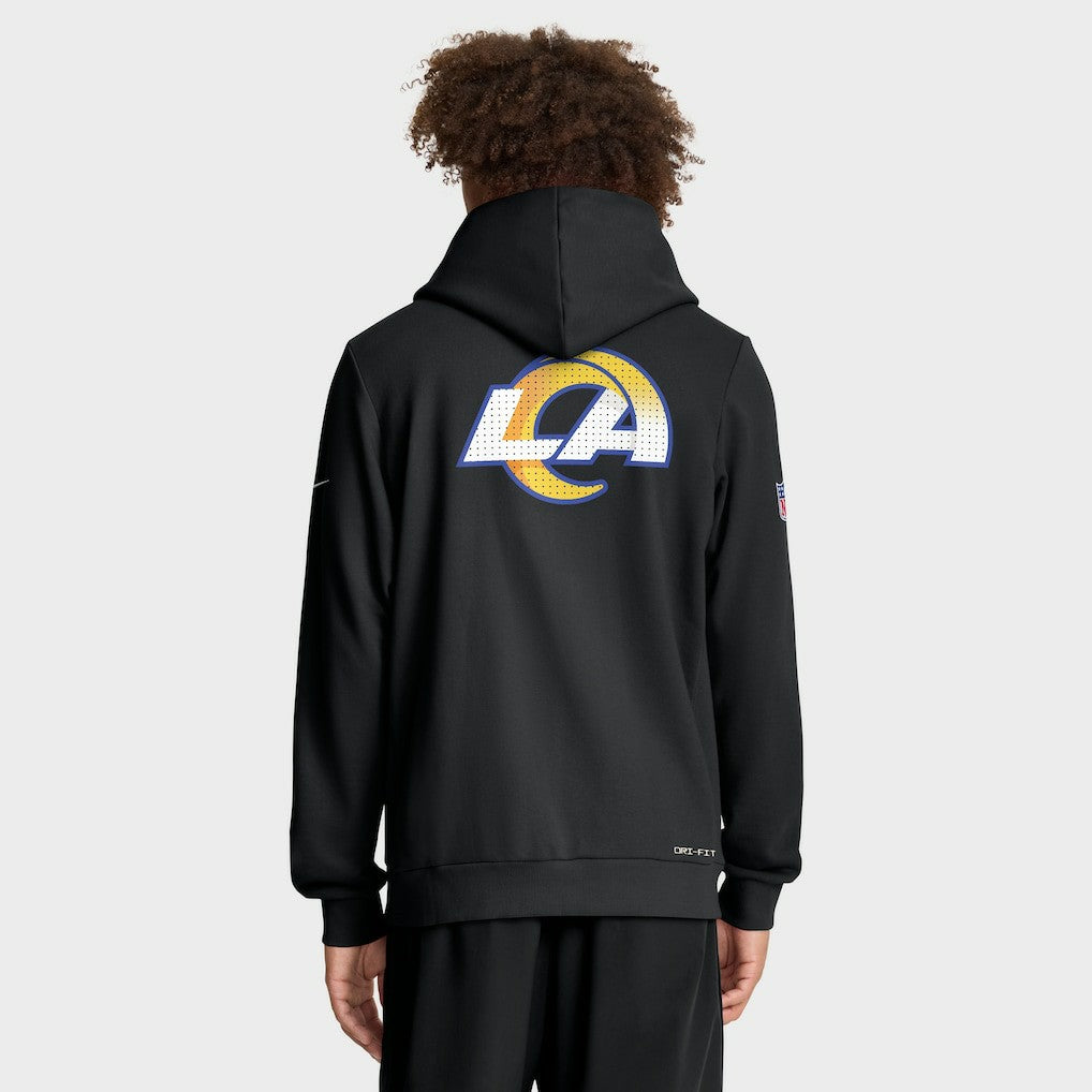 Los Angeles Rams Sideline Standard Issue Utility Player Dri-FIT Full-Zip Hoodie | NFL US