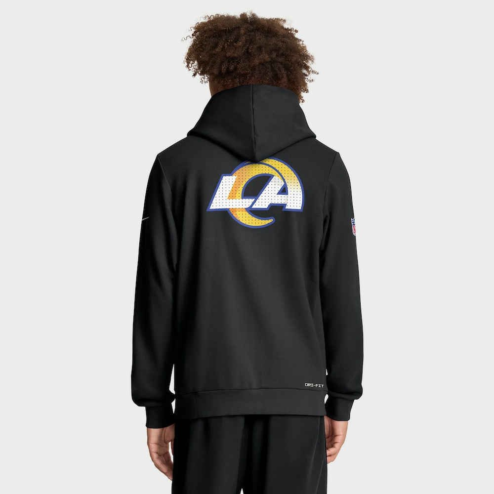 Los Angeles Rams Sideline Standard Issue Utility Player Dri-FIT Full-Zip Hoodie | NFL US