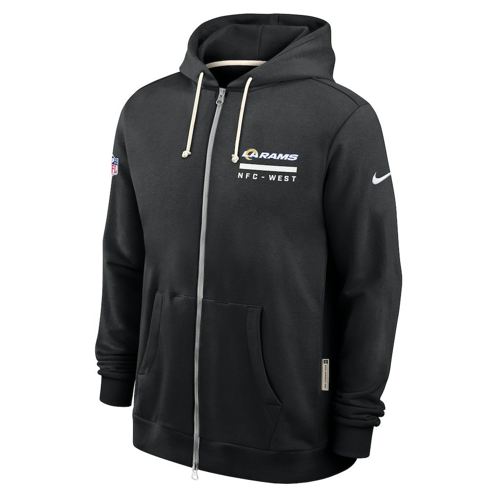 Los Angeles Rams Sideline Standard Issue Utility Player Dri-FIT Full-Zip Hoodie | NFL US