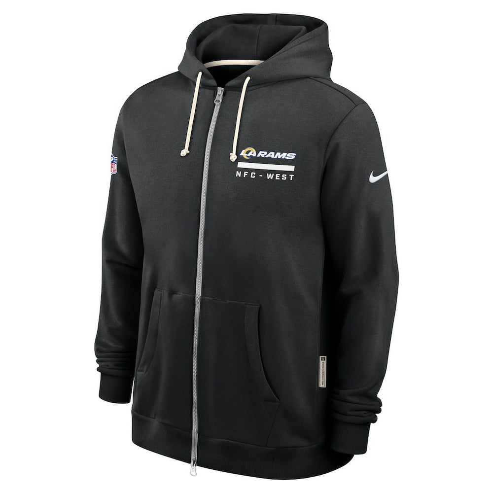 Los Angeles Rams Sideline Standard Issue Utility Player Dri-FIT Full-Zip Hoodie | NFL US