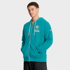 Miami Dolphins Sideline Standard Issue Utility Player Dri-FIT Full-Zip Hoodie | NFL Online