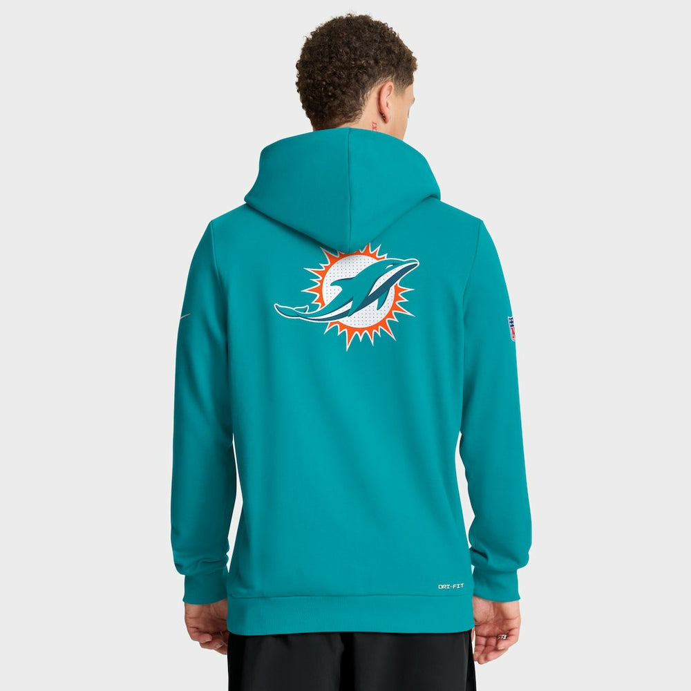 Miami Dolphins Sideline Standard Issue Utility Player Dri-FIT Full-Zip Hoodie | NFL Online