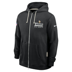 Minnesota Vikings Sideline Standard Issue Utility Player Dri-FIT Full-Zip Hoodie | NFL Hot