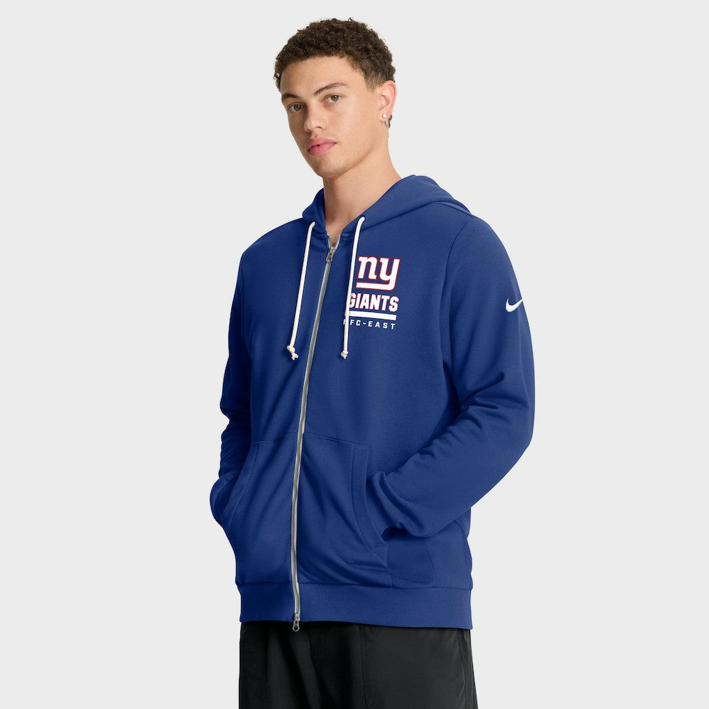 New York Giants Sideline Standard Issue Utility Player Dri-FIT Full-Zip Hoodie | NFL US