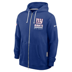 New York Giants Sideline Standard Issue Utility Player Dri-FIT Full-Zip Hoodie | NFL US
