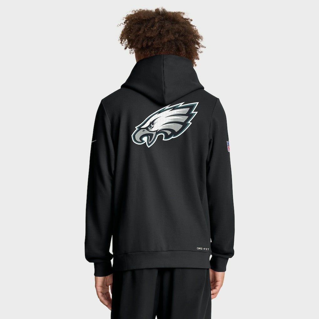 Philadelphia Eagles Sideline Standard Issue Utility Player Dri-FIT Full-Zip Hoodie | NFL New