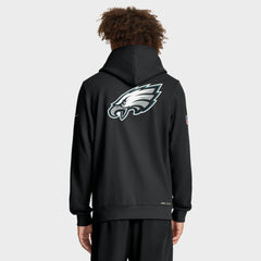Philadelphia Eagles Sideline Standard Issue Utility Player Dri-FIT Full-Zip Hoodie | NFL New