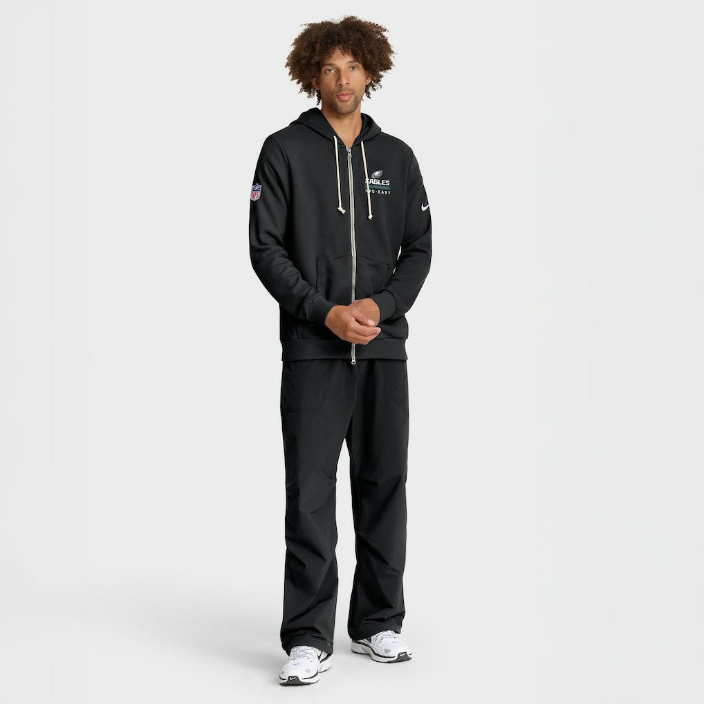Philadelphia Eagles Sideline Standard Issue Utility Player Dri-FIT Full-Zip Hoodie | NFL New