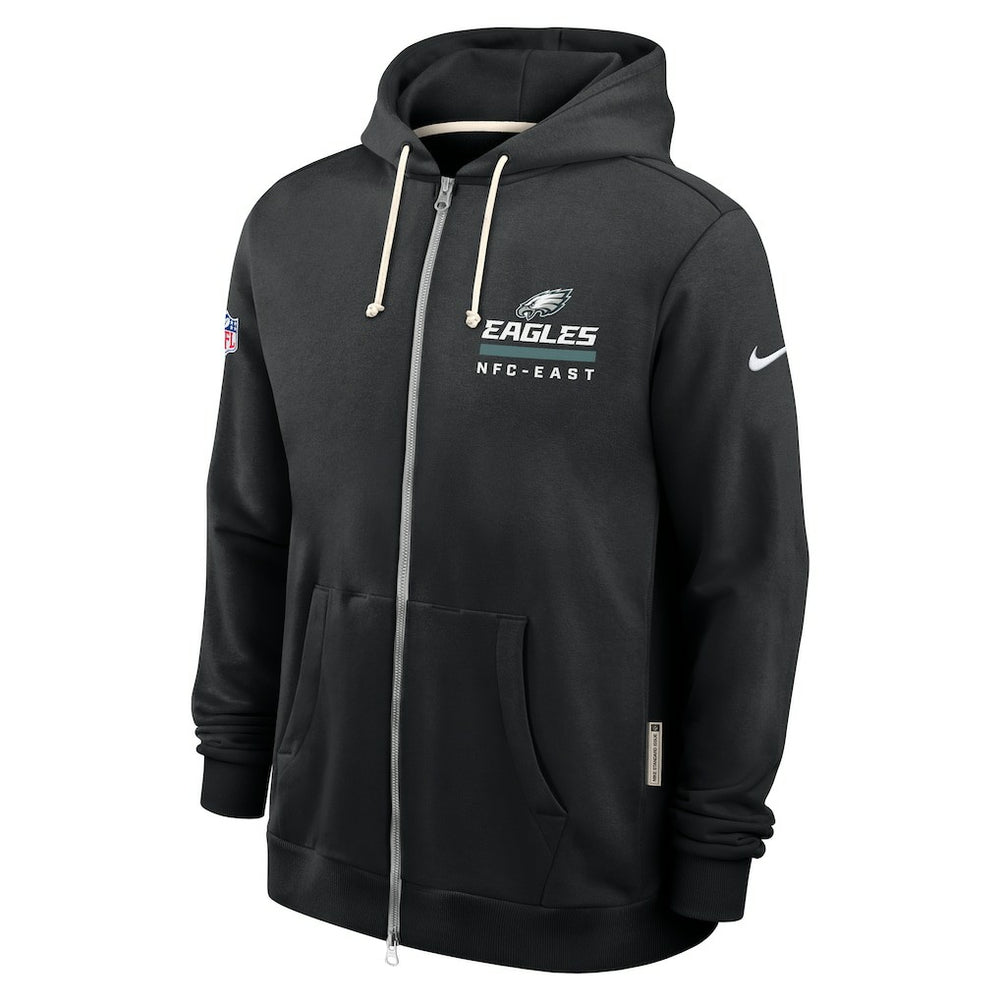 Philadelphia Eagles Sideline Standard Issue Utility Player Dri-FIT Full-Zip Hoodie | NFL New