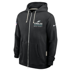Philadelphia Eagles Sideline Standard Issue Utility Player Dri-FIT Full-Zip Hoodie | NFL New
