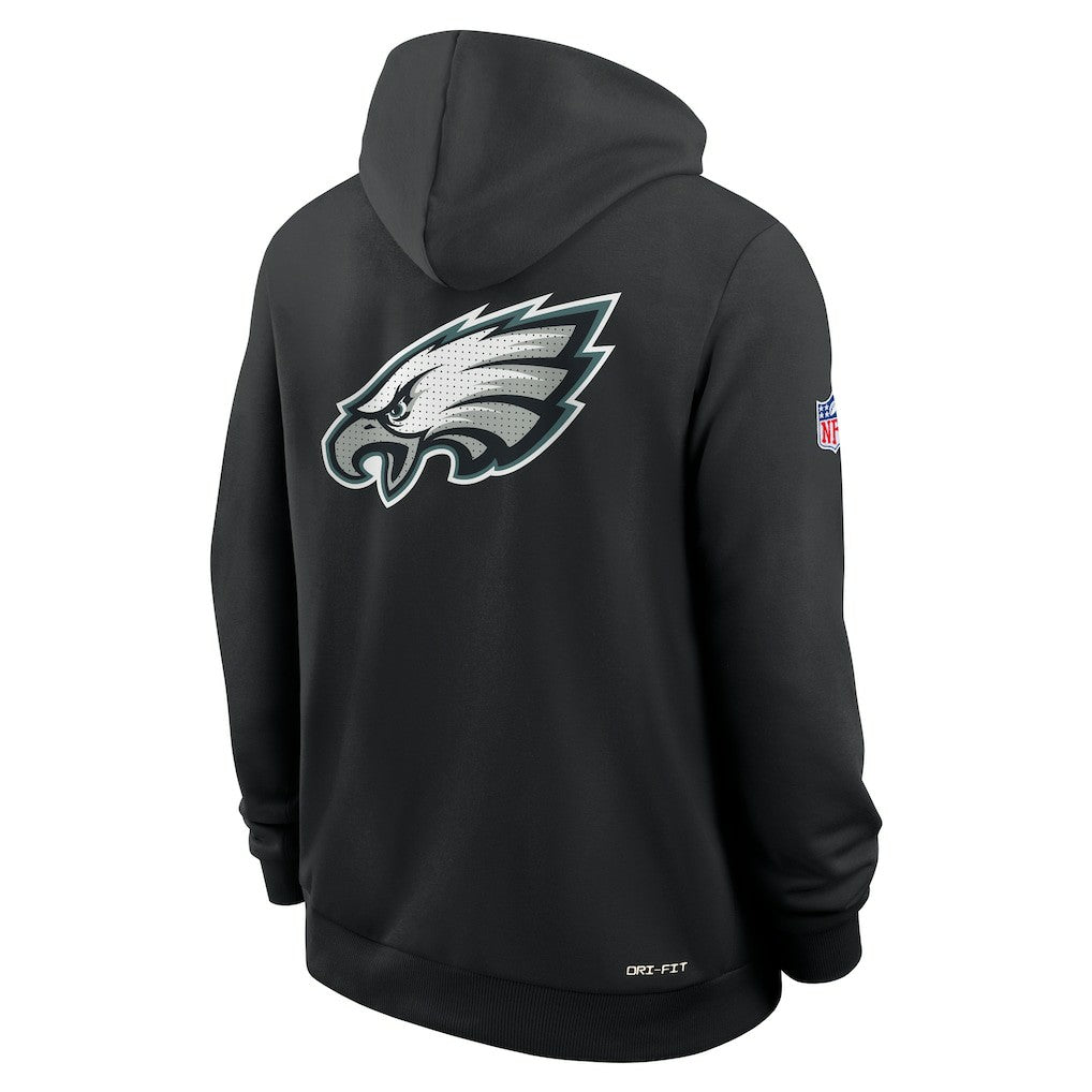 Philadelphia Eagles Sideline Standard Issue Utility Player Dri-FIT Full-Zip Hoodie | NFL New