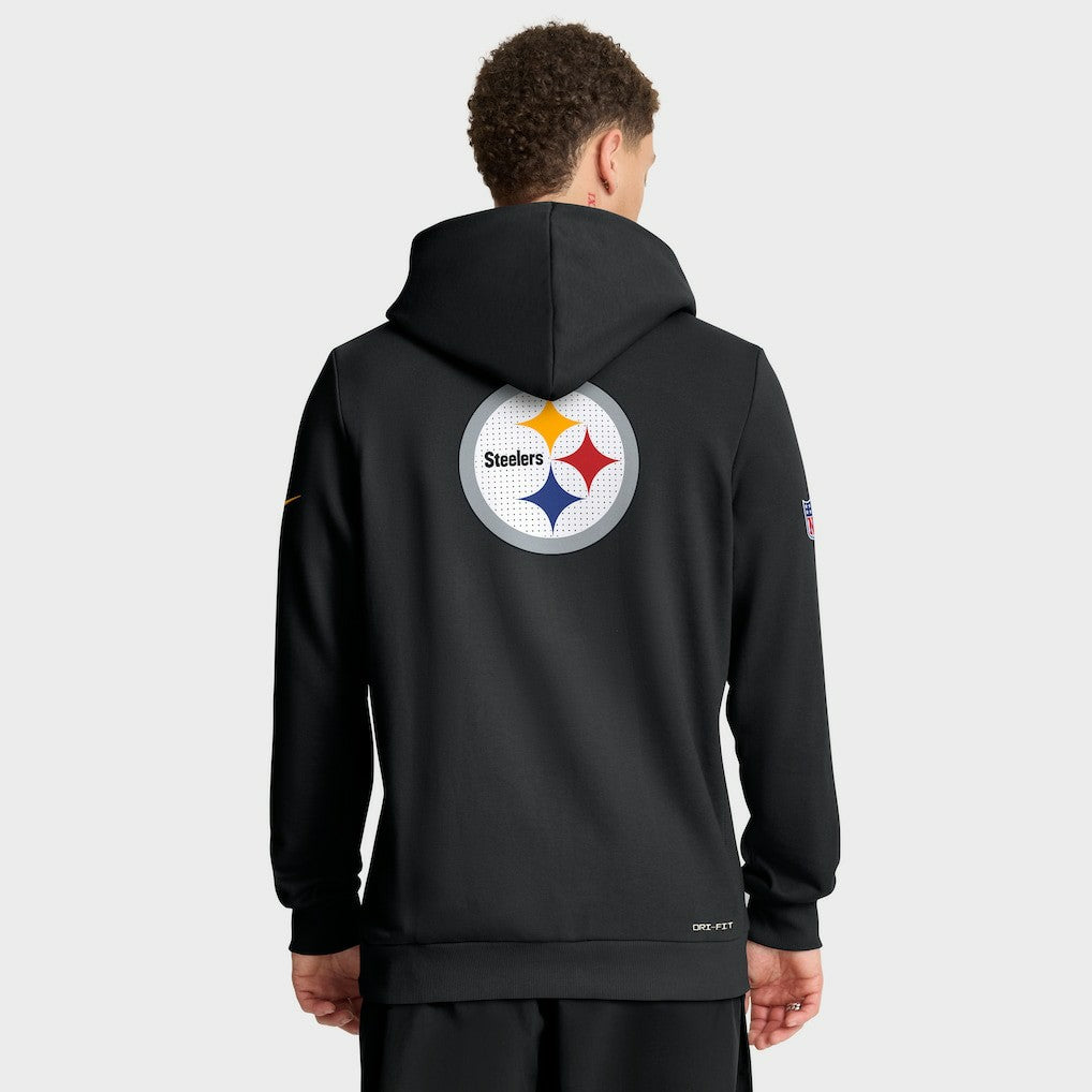 Pittsburgh Steelers Sideline Standard Issue Utility Player Dri-FIT Full-Zip Hoodie | NFL Hot