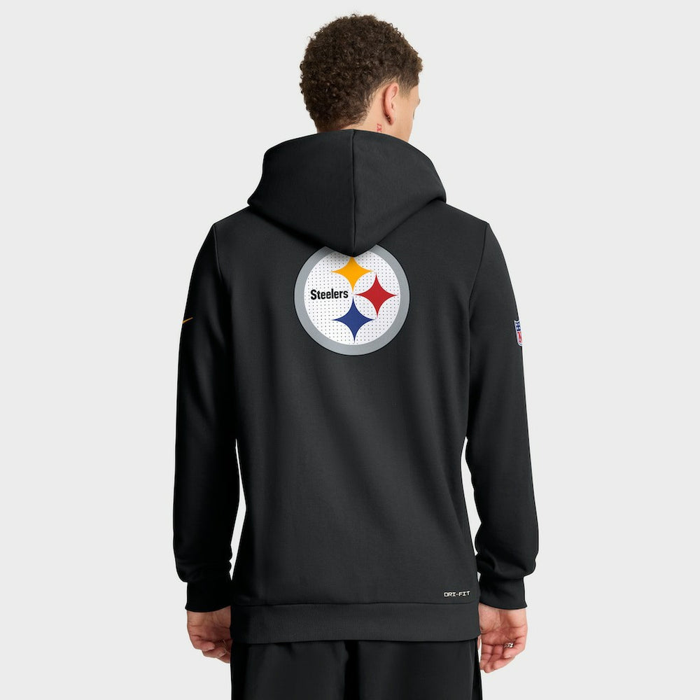 Pittsburgh Steelers Sideline Standard Issue Utility Player Dri-FIT Full-Zip Hoodie | NFL Hot