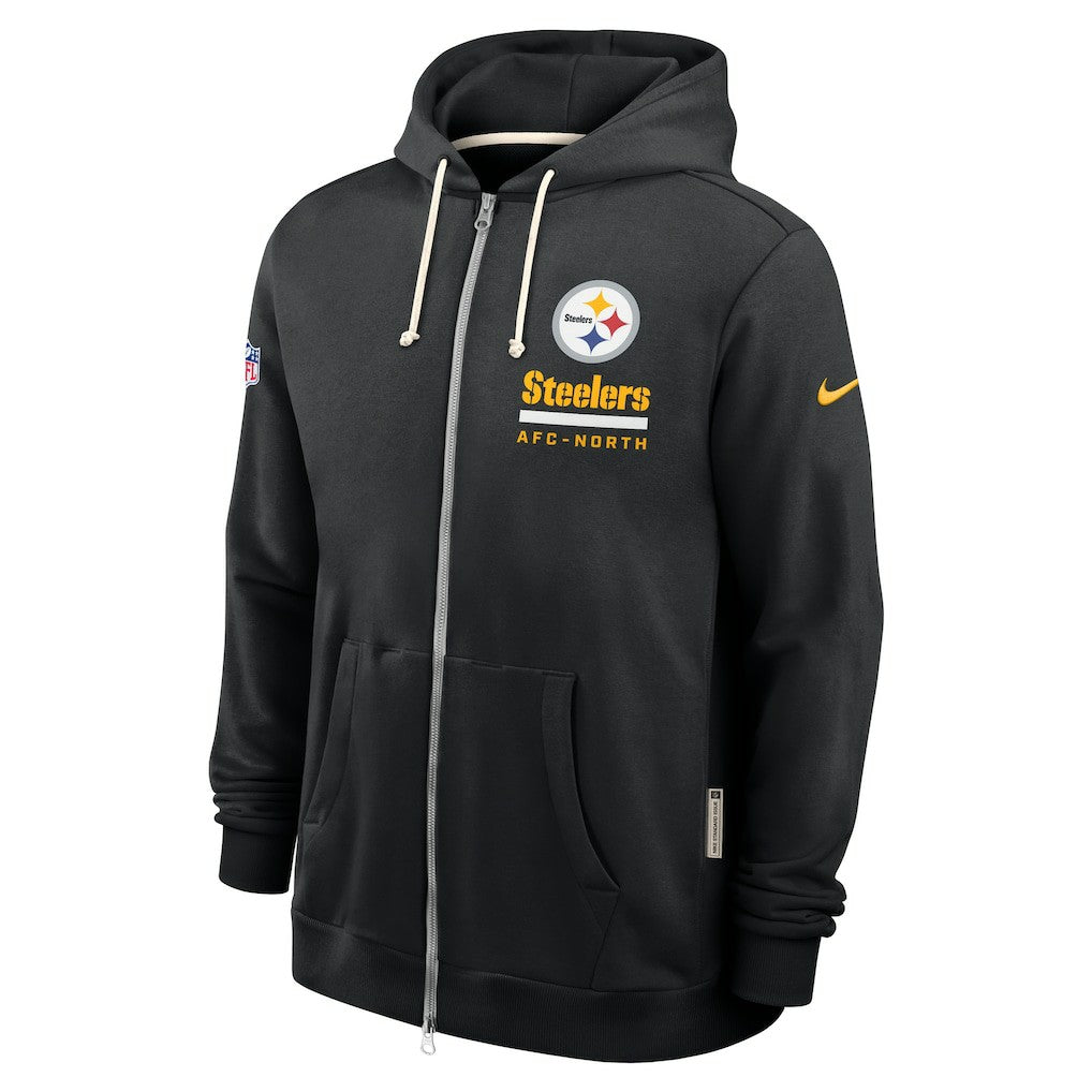Pittsburgh Steelers Sideline Standard Issue Utility Player Dri-FIT Full-Zip Hoodie | NFL Hot