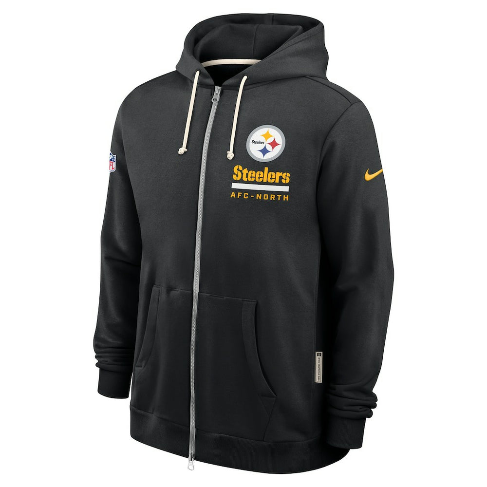 Pittsburgh Steelers Sideline Standard Issue Utility Player Dri-FIT Full-Zip Hoodie | NFL Hot