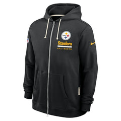Pittsburgh Steelers Sideline Standard Issue Utility Player Dri-FIT Full-Zip Hoodie | NFL Hot