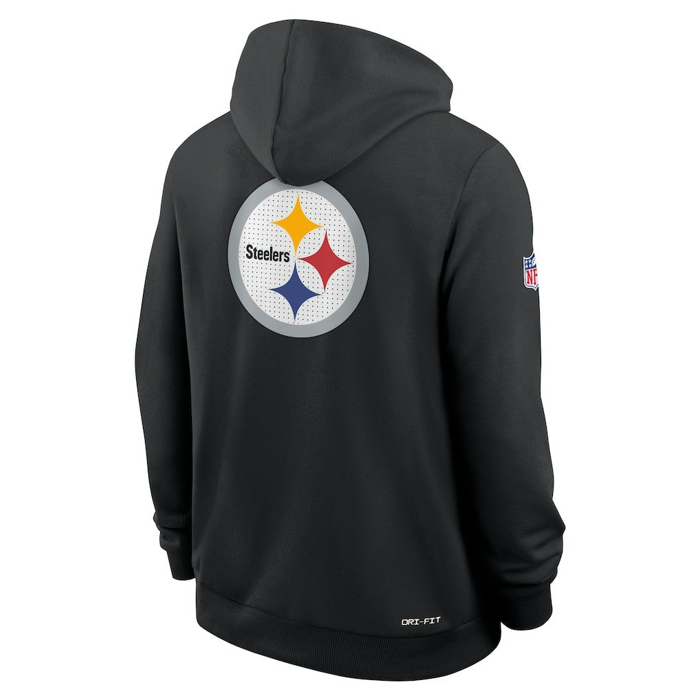 Pittsburgh Steelers Sideline Standard Issue Utility Player Dri-FIT Full-Zip Hoodie | NFL Hot