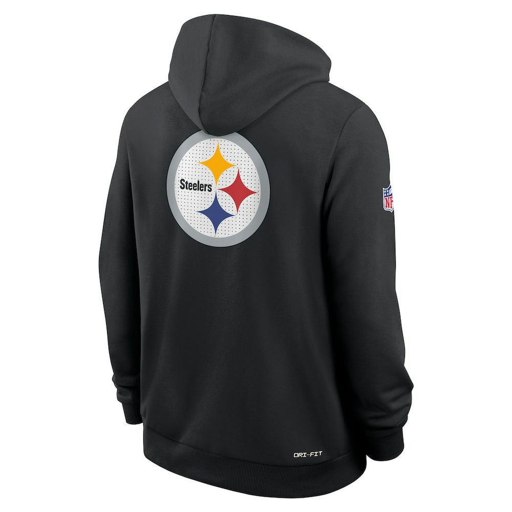 Pittsburgh Steelers Sideline Standard Issue Utility Player Dri-FIT Full-Zip Hoodie | NFL Hot