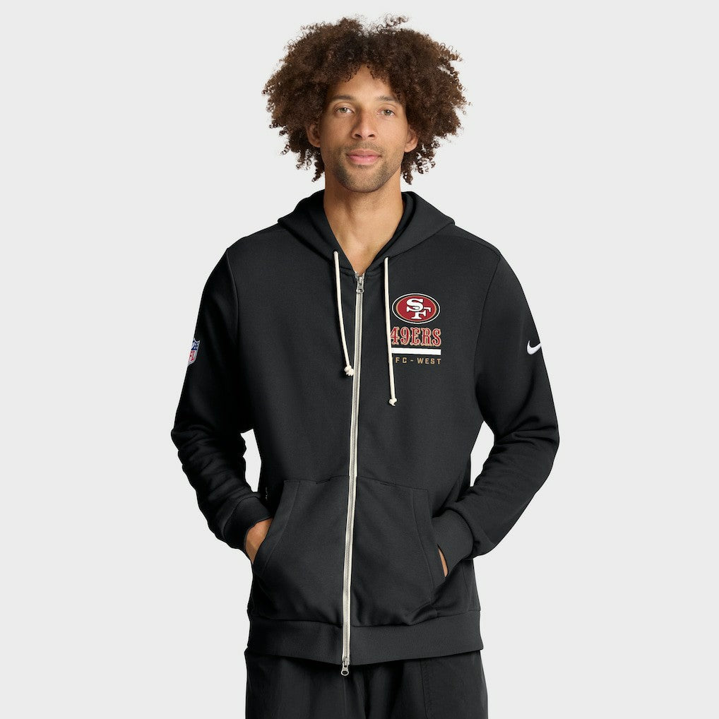 San Francisco 49ers Sideline Standard Issue Utility Player Dri-FIT Full-Zip Hoodie | NFL Near me