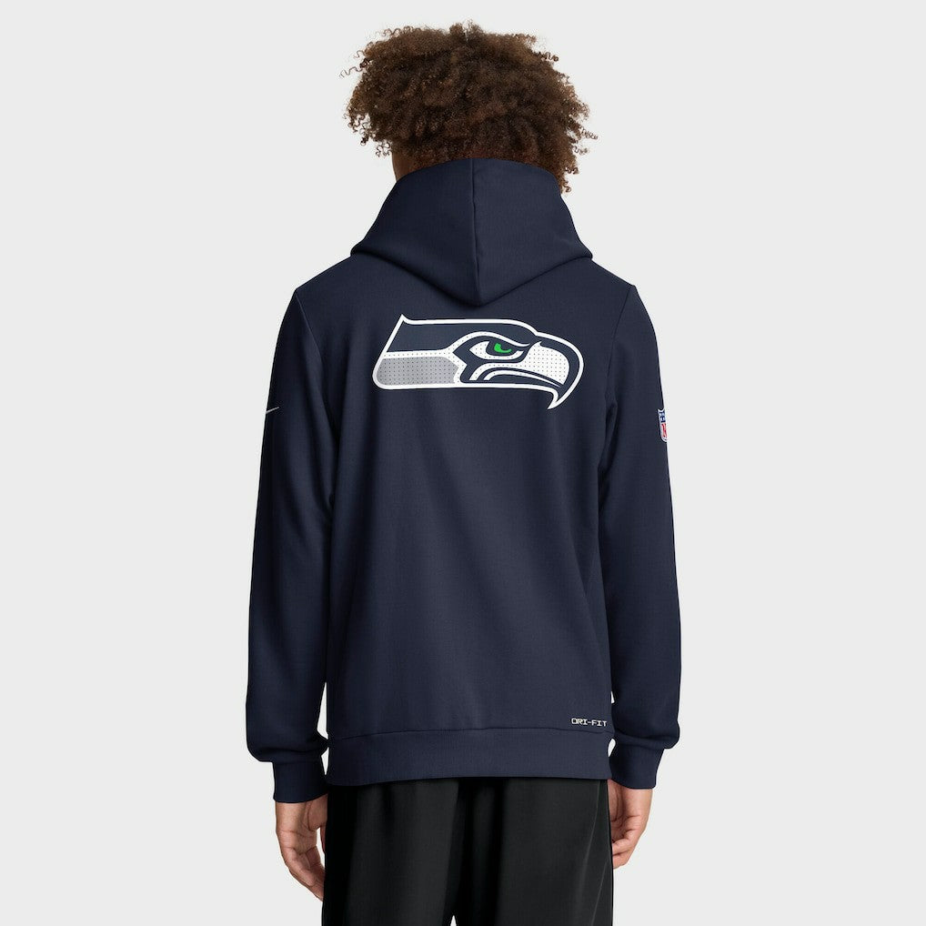 Seattle Seahawks Sideline Standard Issue Utility Player Dri-FIT Full-Zip Hoodie | NFL Online