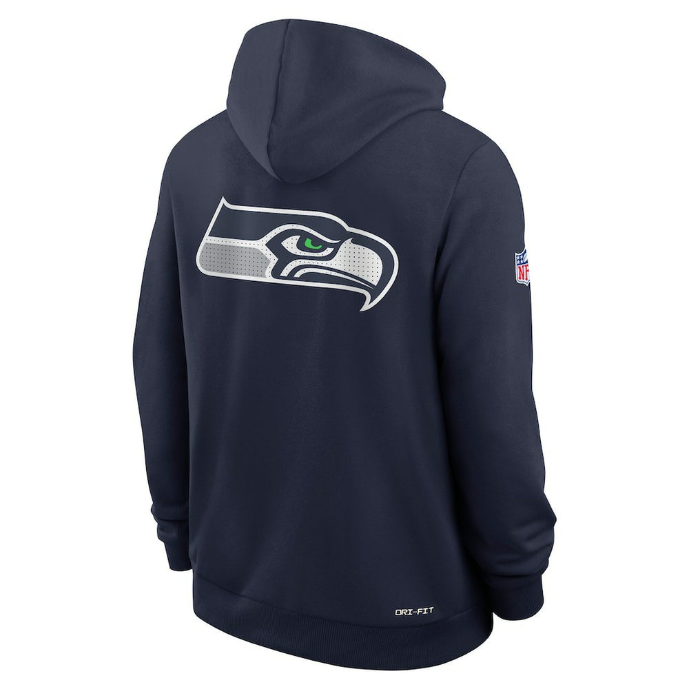 Seattle Seahawks Sideline Standard Issue Utility Player Dri-FIT Full-Zip Hoodie | NFL Online