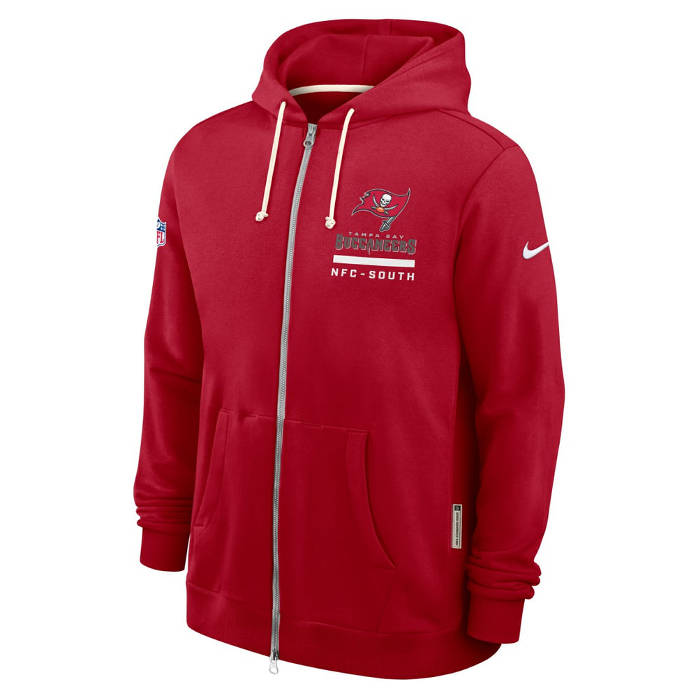 Tampa Bay Buccaneers Sideline Standard Issue Utility Player Dri-FIT Full-Zip Hoodie | NFL New