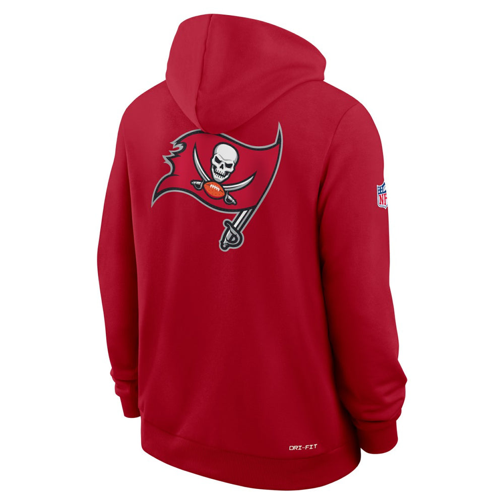 Tampa Bay Buccaneers Sideline Standard Issue Utility Player Dri-FIT Full-Zip Hoodie | NFL New