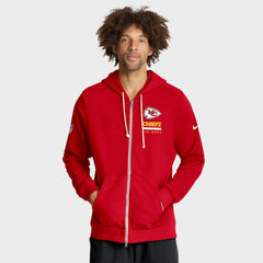 Kansas City Chiefs Sideline Standard Issue Utility Player Dri-FIT Full-Zip Hoodie | NFL On sale