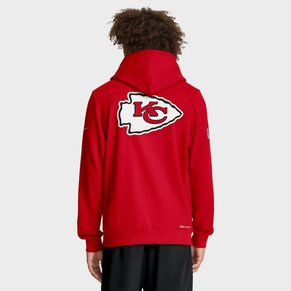 Kansas City Chiefs Sideline Standard Issue Utility Player Dri-FIT Full-Zip Hoodie | NFL On sale