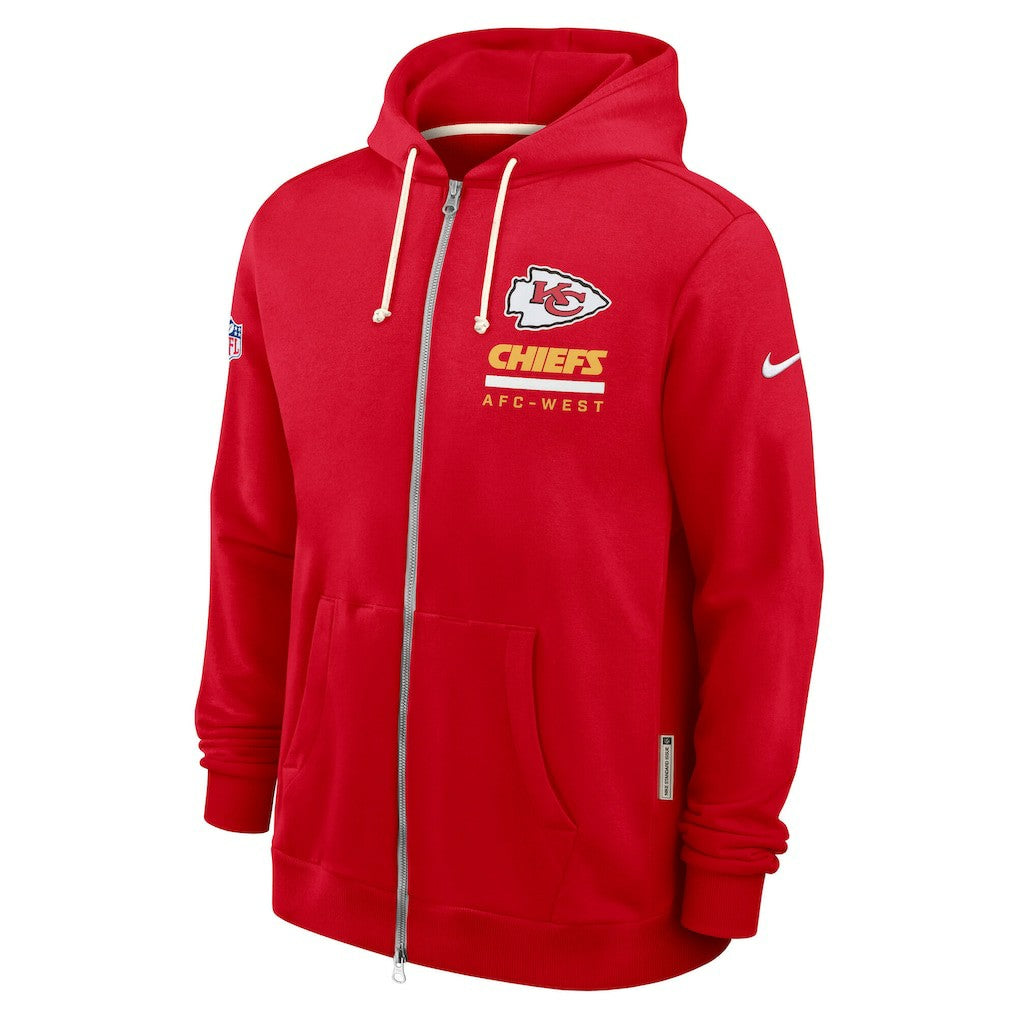 Kansas City Chiefs Sideline Standard Issue Utility Player Dri-FIT Full-Zip Hoodie | NFL On sale